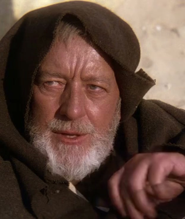 Obi-Wan uses a mind trick