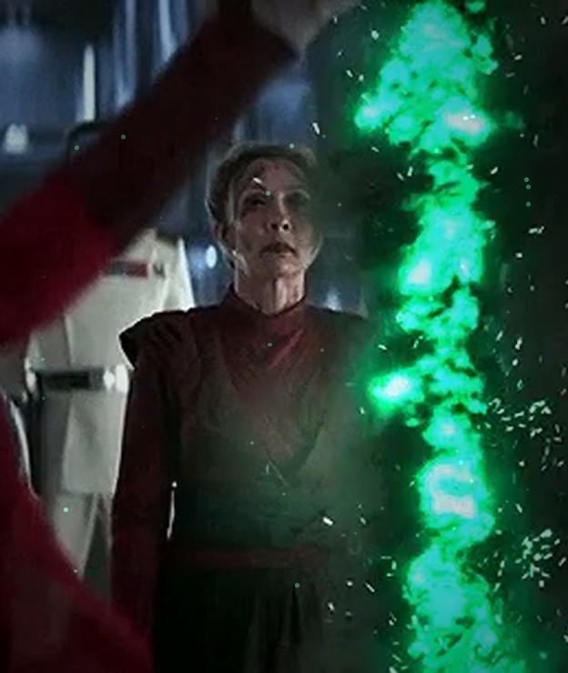 Morgan Elsbeth’s green Nightsister magick