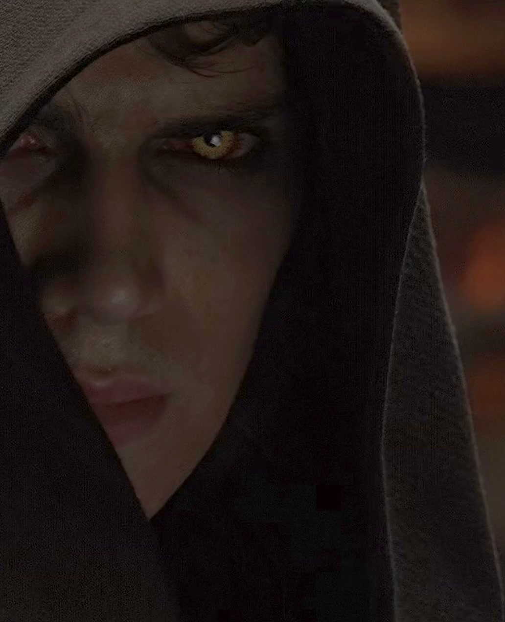 Darth Vader with Anakin’s blue lightsaber