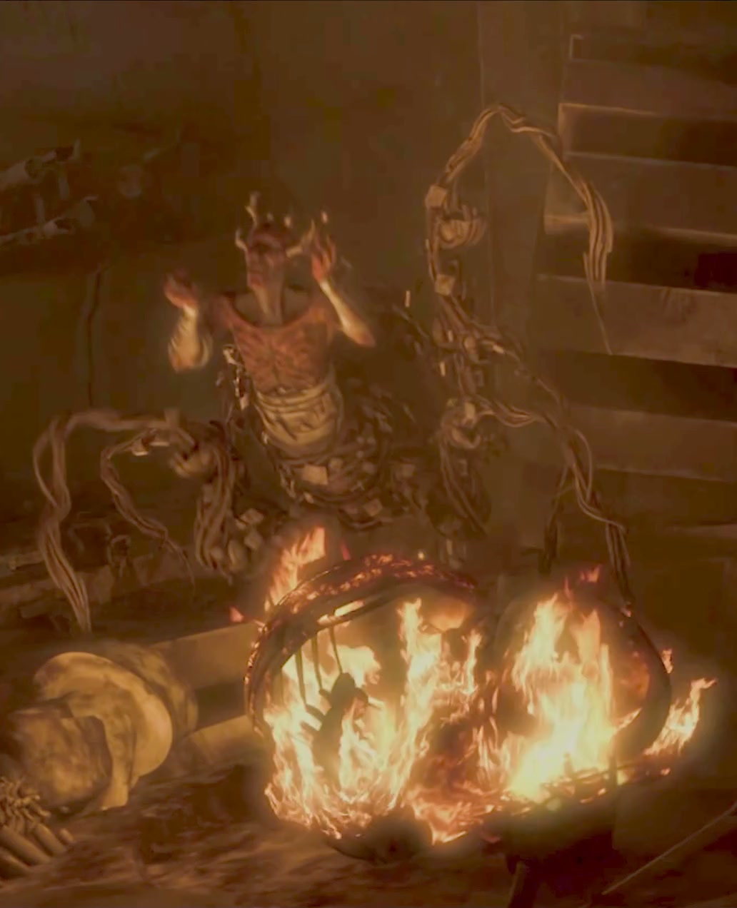 Maul, alive on spider legs