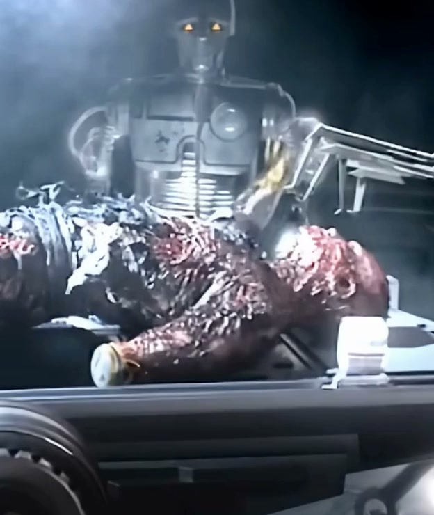 Vader’s mechanical hand flexing